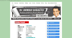 Desktop Screenshot of ahmadsubagyo.com